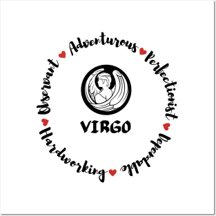 Virgo ♍ Zodiac Sign Astrology Posters and Art